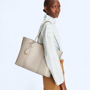 Tory Burch Large Gray Tote Bag